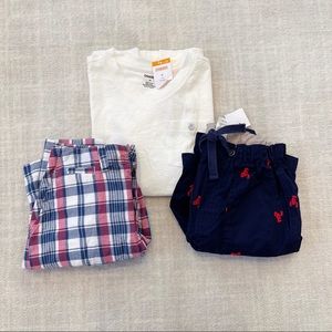 Crewcuts Gymboree Polo Shorts Tee Bundle Boys Sz 10 NEW lobster